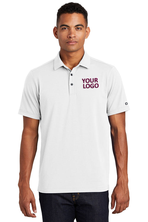 OGIO Ladies Limit Branded Polos, Bright White