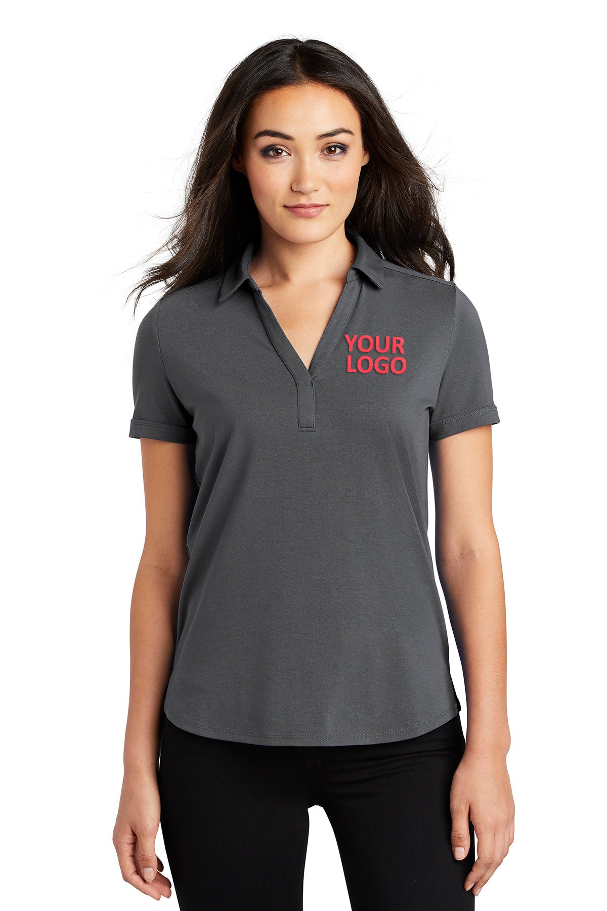 OGIO Ladies Limit Branded Polos, Diesel Grey [SEB Professional]