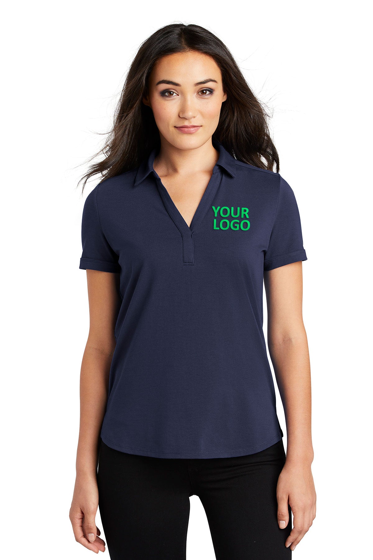 OGIO Navy LOG138 polo shirt with logo embroidered