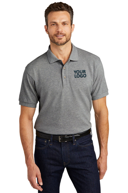 Port Authority Heavyweight Customized Cotton Pique Polos with Pocket, Oxford