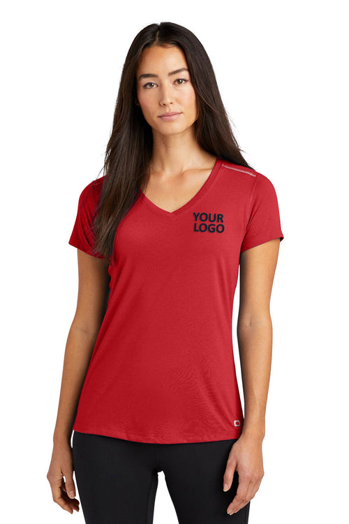 OGIO ENDURANCE Peak Custom Tees, Ripped Red