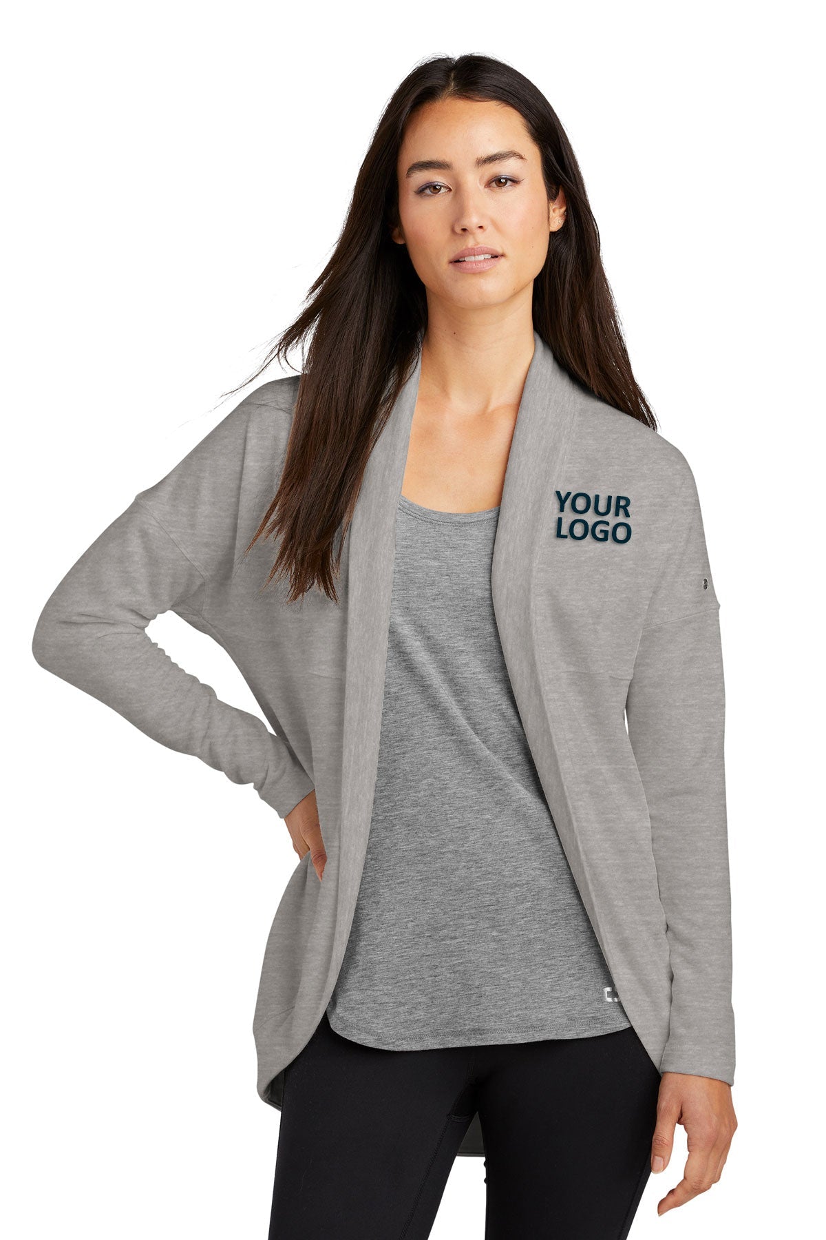 OGIO Petrol Grey Heather LOG811 custom dri fit sweatshirts