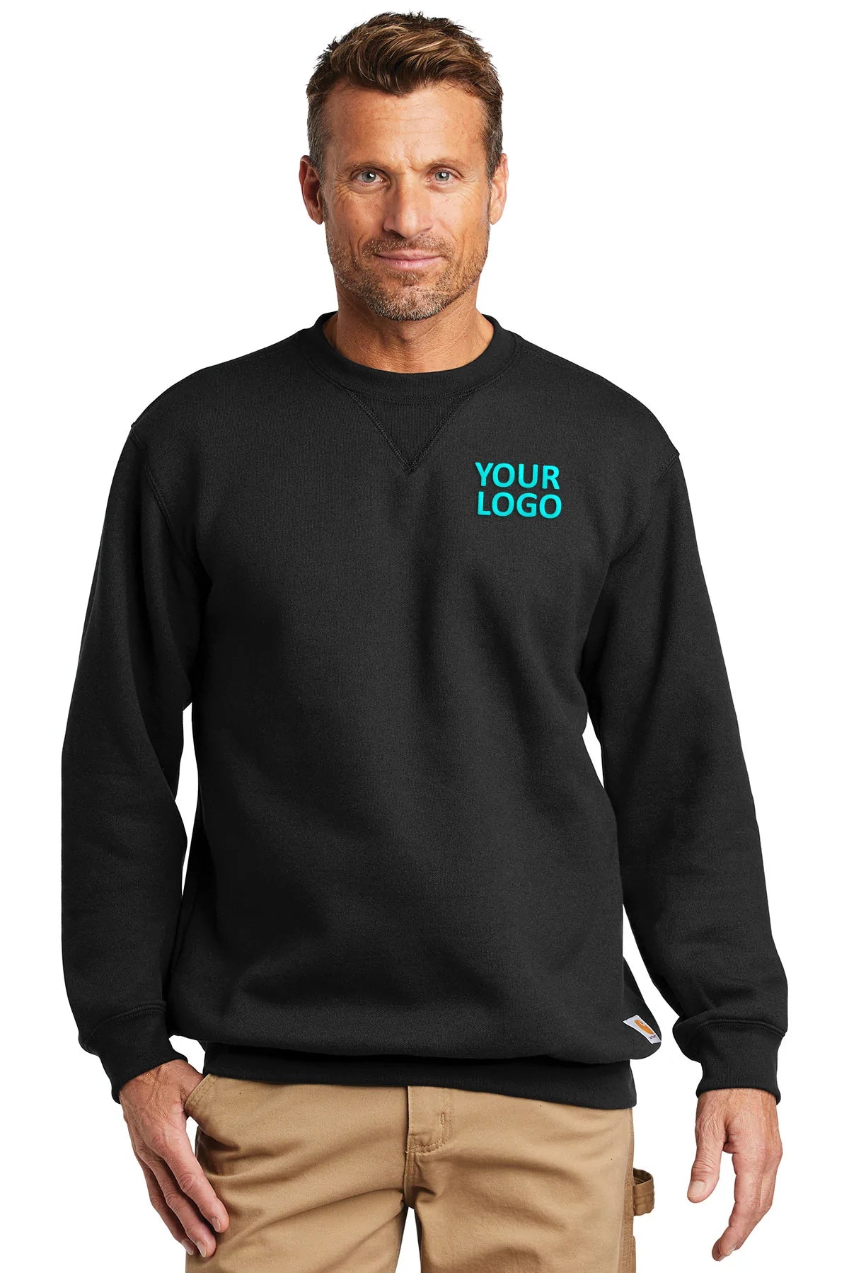 Carhartt Midweight Custom Sweatshirts, Black [Century Sales and Management]