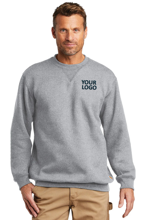 Carhartt Midweight Hoodie, Heather Grey [Caliber Field Services, Inc.]