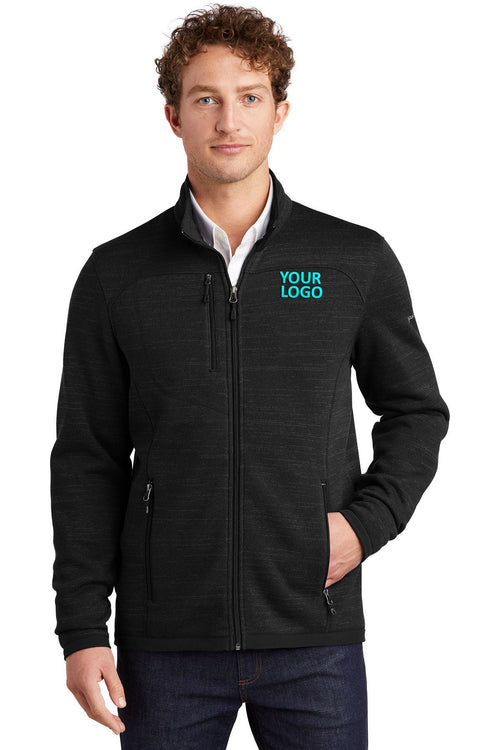 Eddie Bauer Ladies Custom Sweater Fleece Jackets, Black