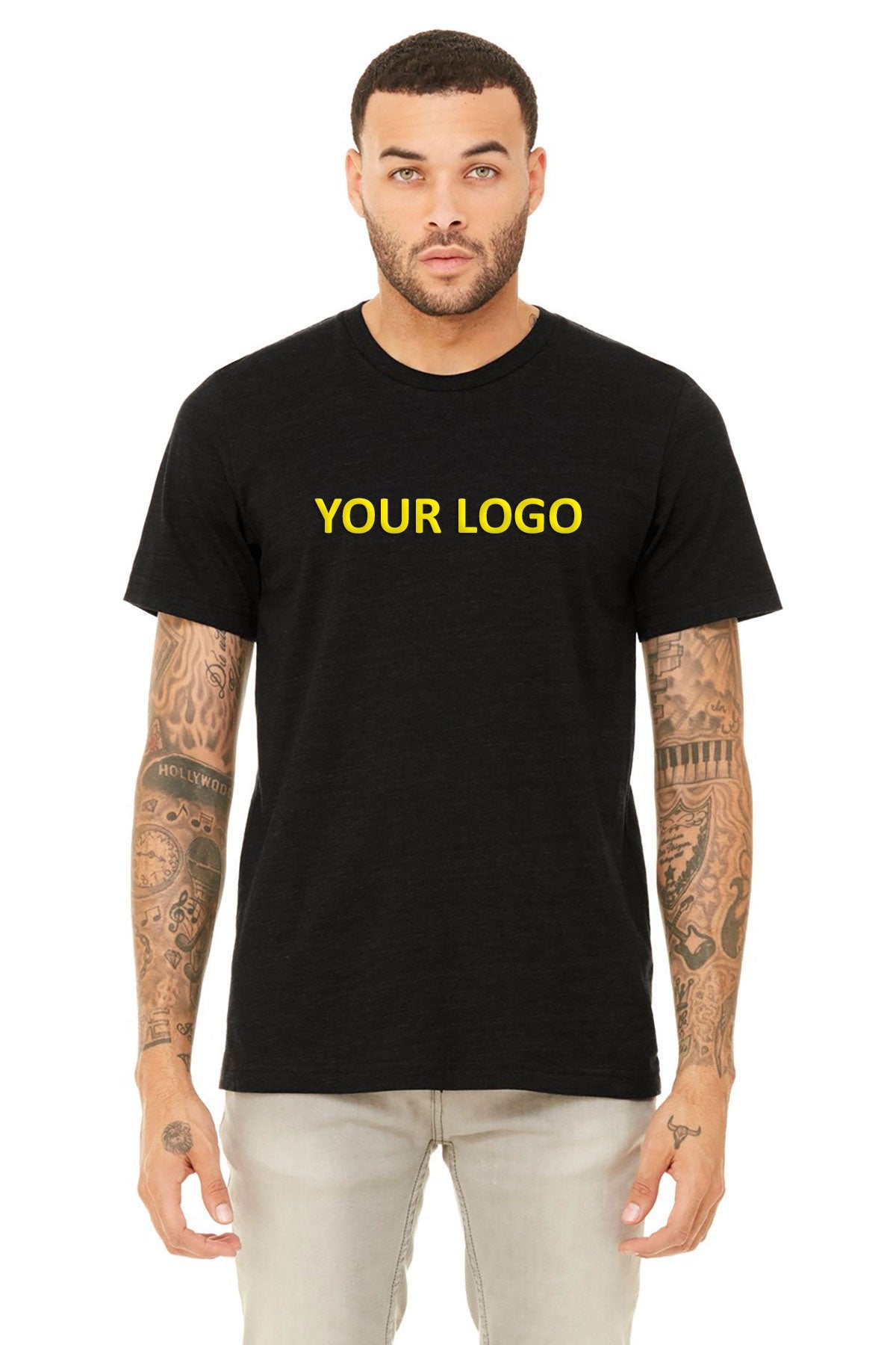 Bella Canvas Unisex Jersey T-Shirt, Black [Owl AI]