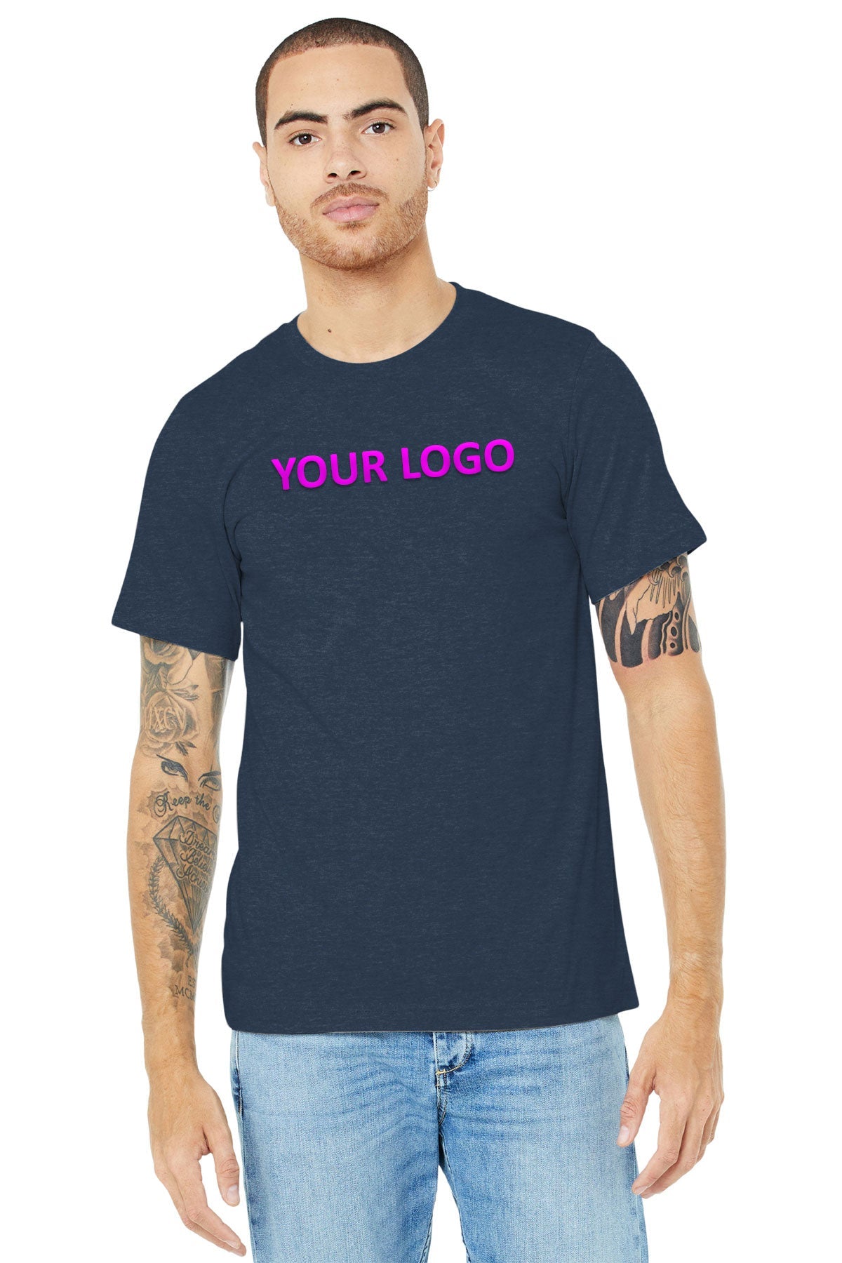 Bella Canvas Unisex Jersey T-Shirt, Navy [Gershman Mortgage]