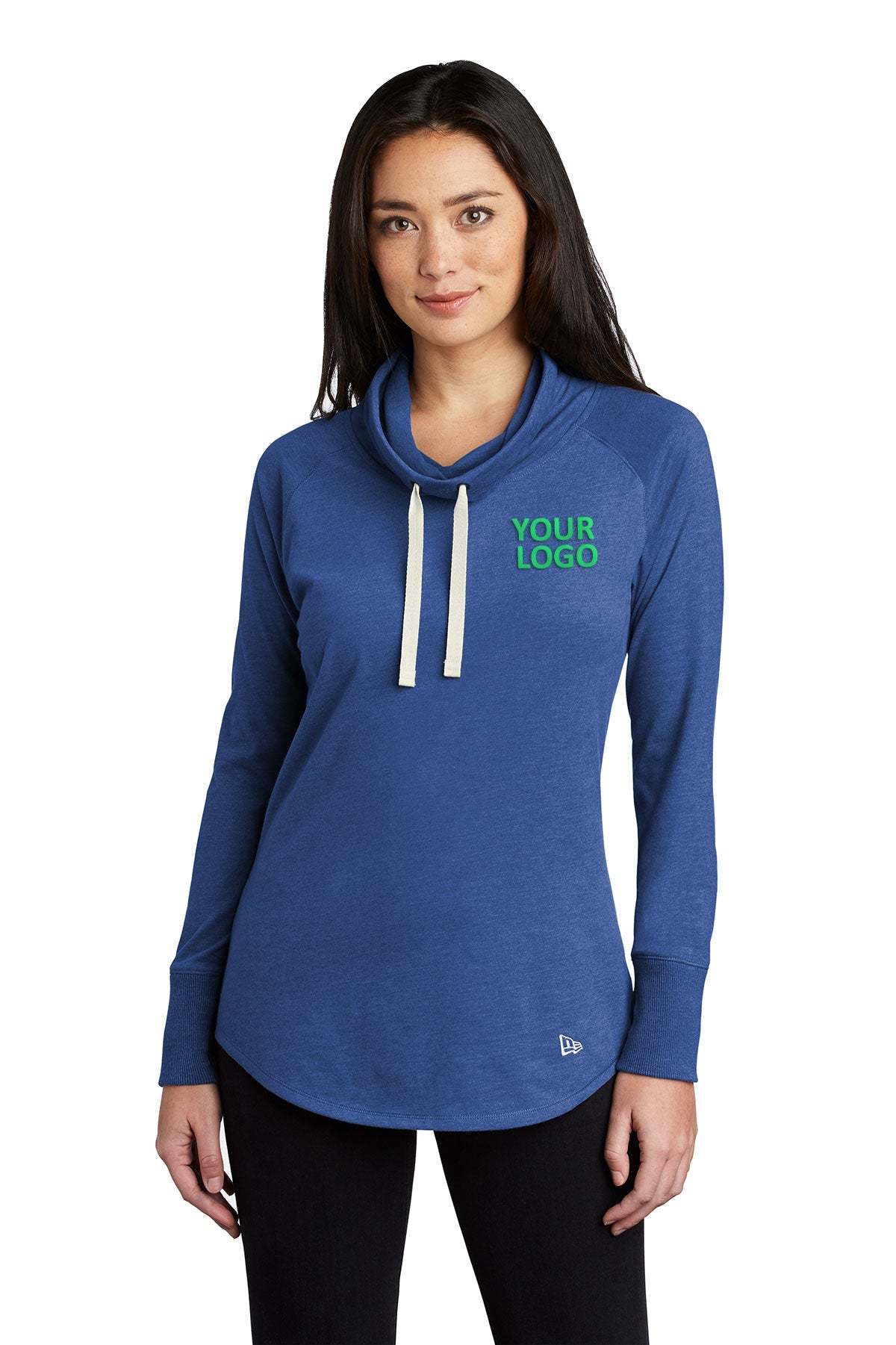 New Era LNEA123 Royal Heather custom logo sweatshirts