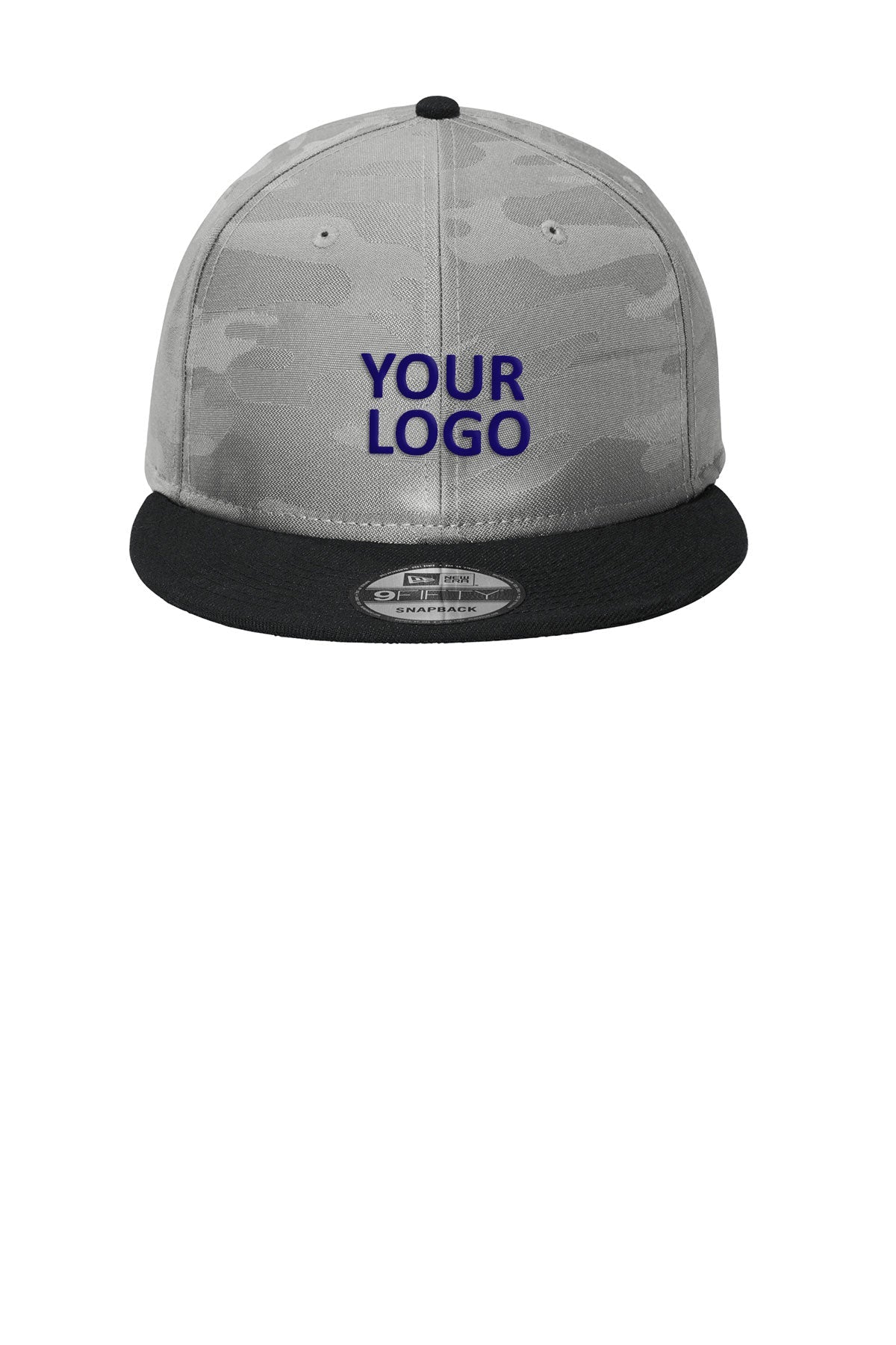 New Era NE407 Black Rainstorm Grey Camo