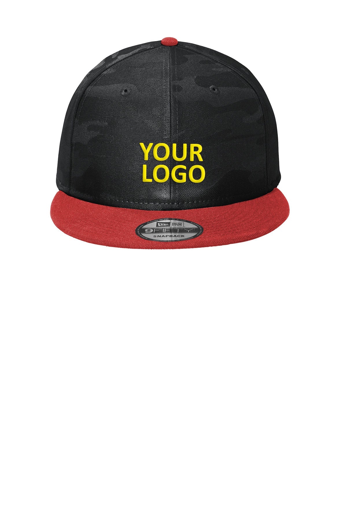 New Era NE407 Scarlet Black Camo