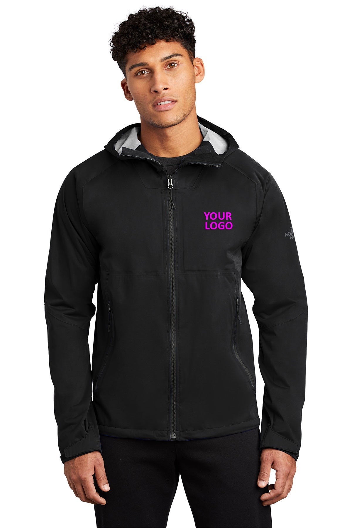 The North Face TNF Black NF0A47FG custom logo jackets