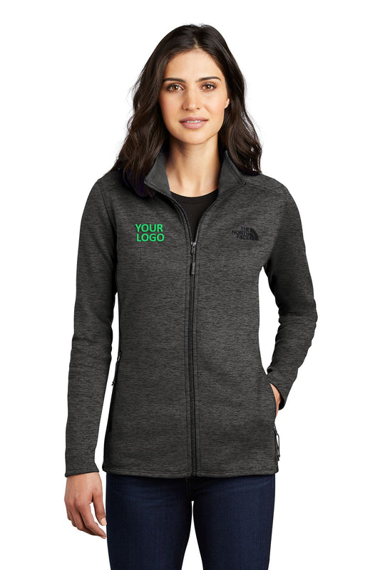 The North Face TNF Dark Grey Heather NF0A47F6 embroidered jacket custom