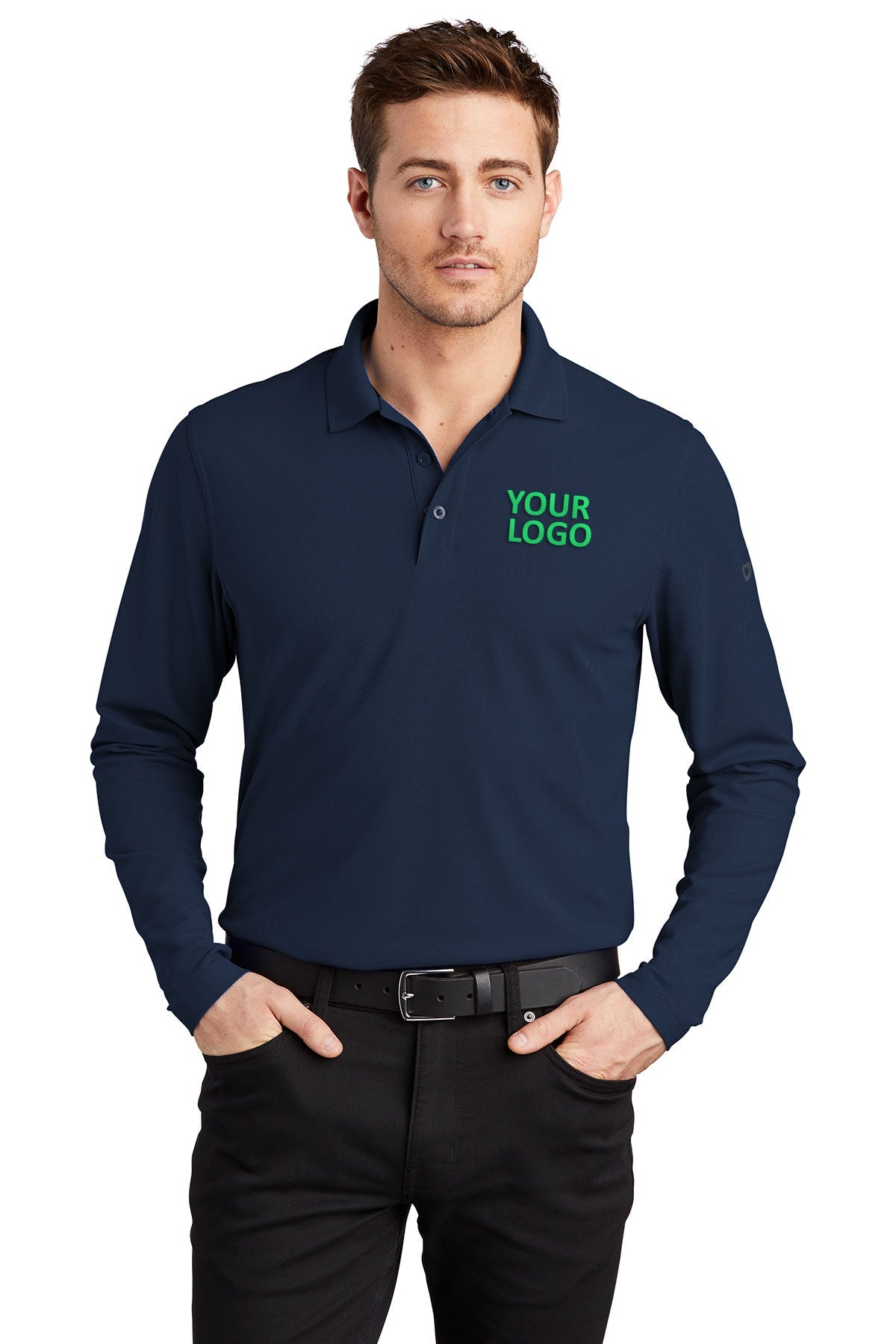 OGIO Navy OG105 polo shirts with company logo