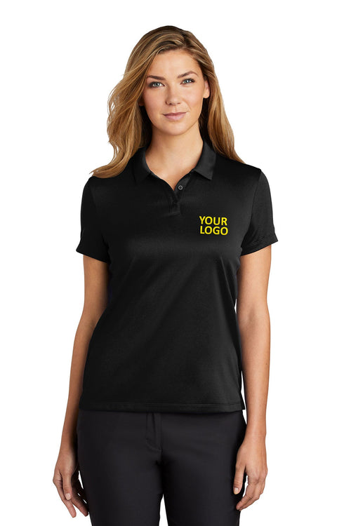 Nike Dry Essential Customized Polos, Black