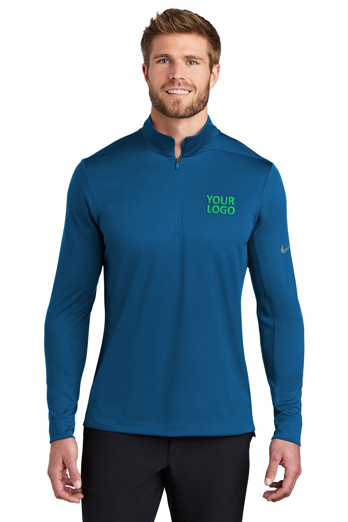 Nike Gym Blue NKBV6044 jackets with company logo