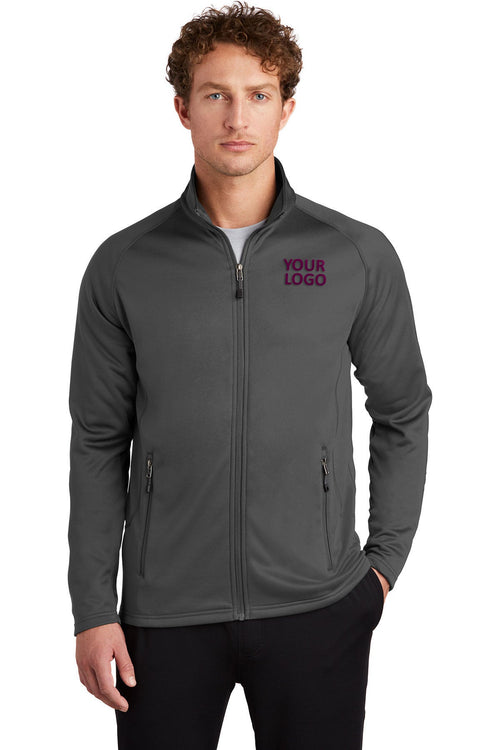 Eddie Bauer Ladies Smooth Fleece Custom Layer Jackets, Iron Gate