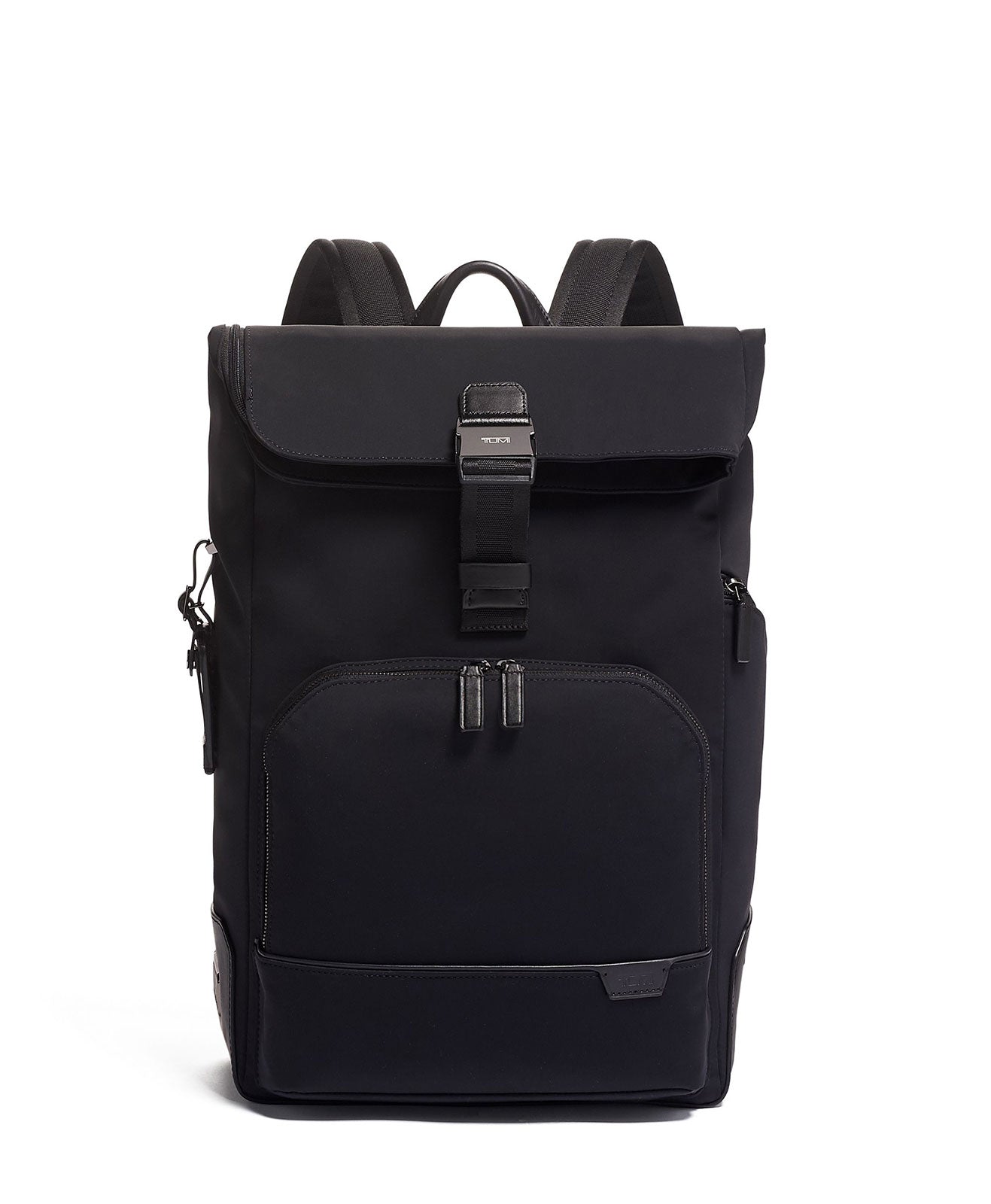 Custom Tumi Osborn Roll Top Backpack Black