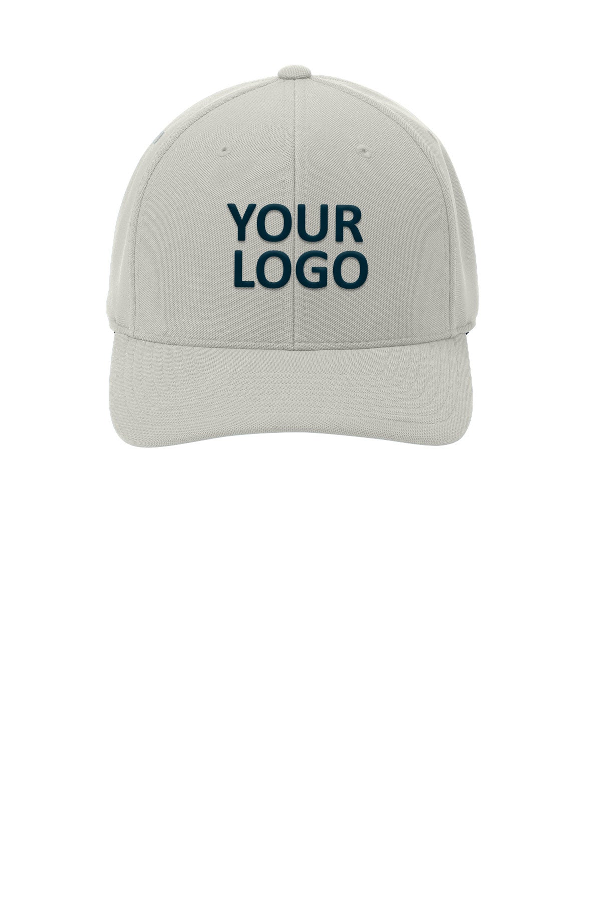Port Authority Flexfit Custom One Ten Cool & Dry Mini Pique Caps, Silver