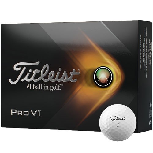 Titleist Pro V1 Golf Balls White, 1 Dozen Sleeves [Gershman Mortgage]