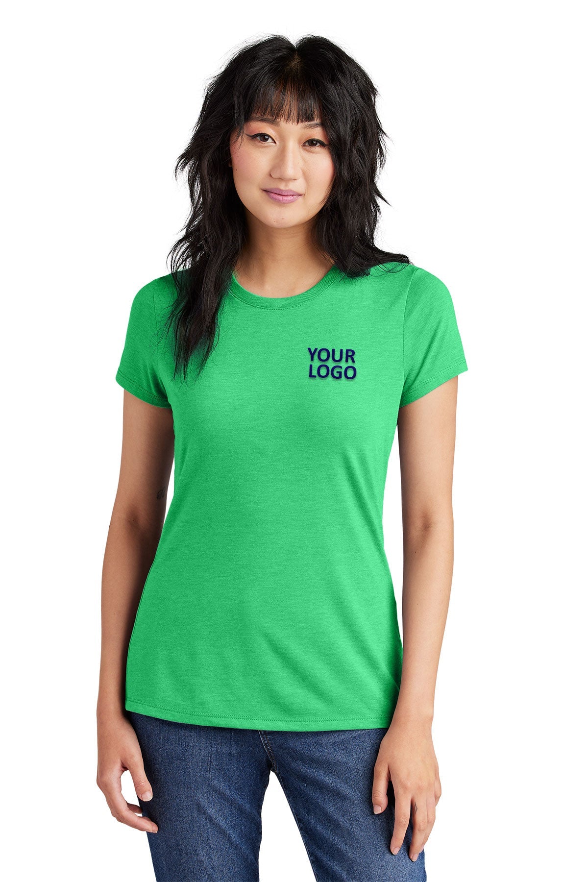 District Made Ladies Perfect Tri Crew Tee