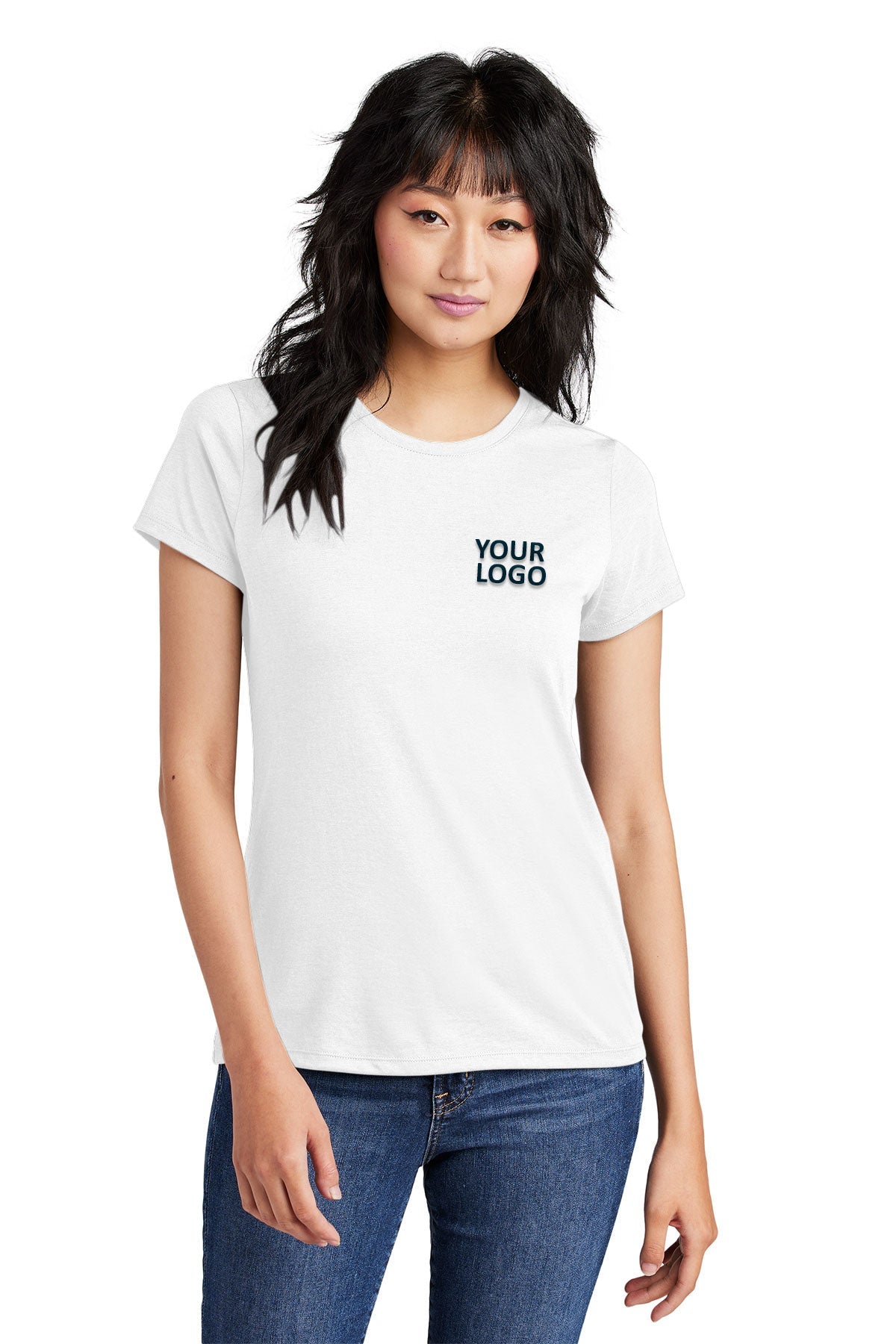 District Made Ladies Perfect Tri Crew Tee