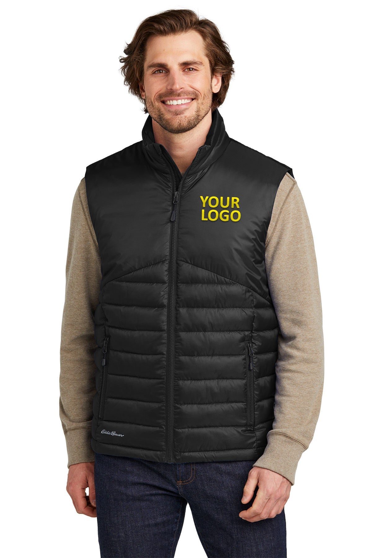 Eddie Bauer Deep Black EB512 jackets with company logo