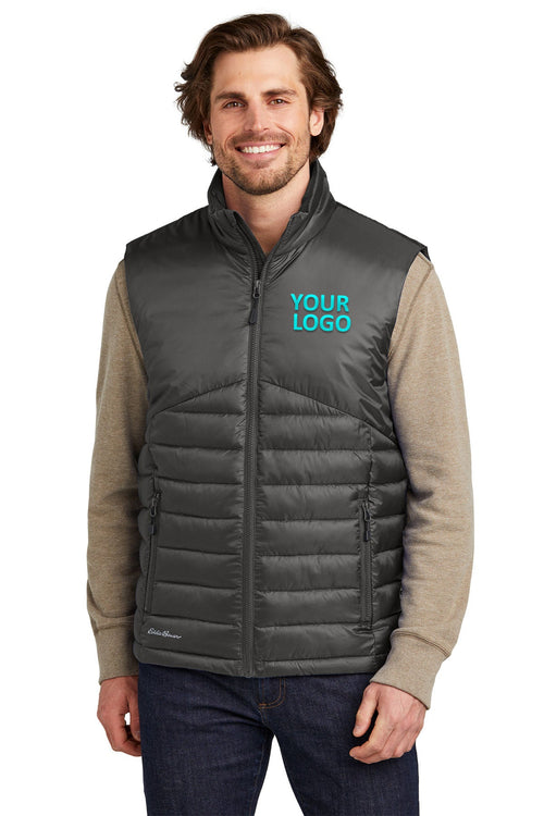 Eddie Bauer Ladies Customized Quilted Vests, Iron Gate