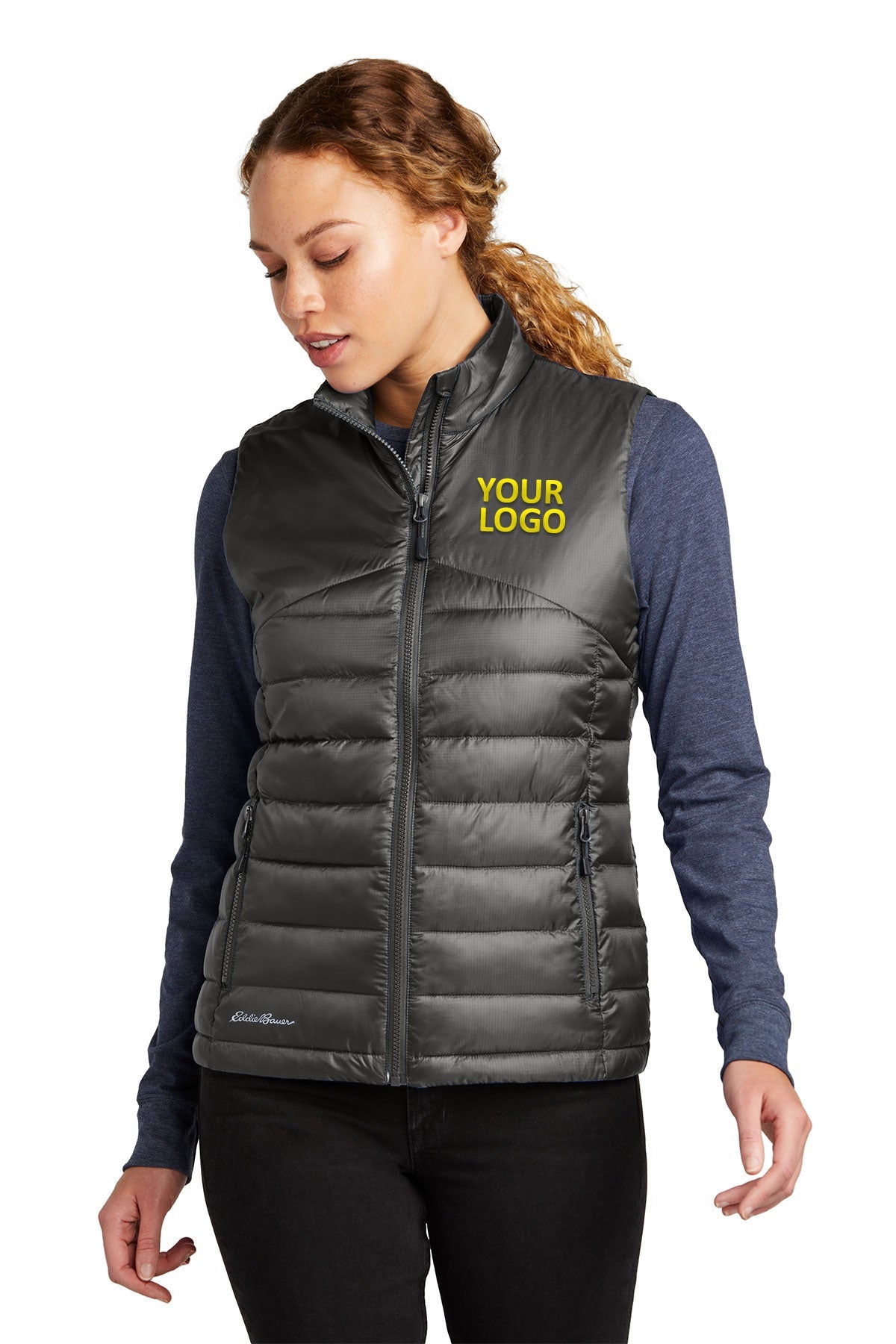 Eddie Bauer Iron Gate EB513 promotional jackets company logo