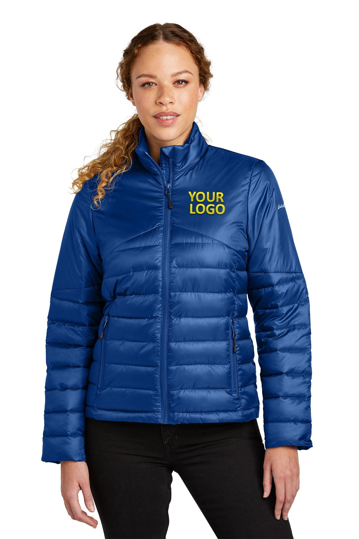 Eddie Bauer Cobalt Blue EB511 jackets with company logo