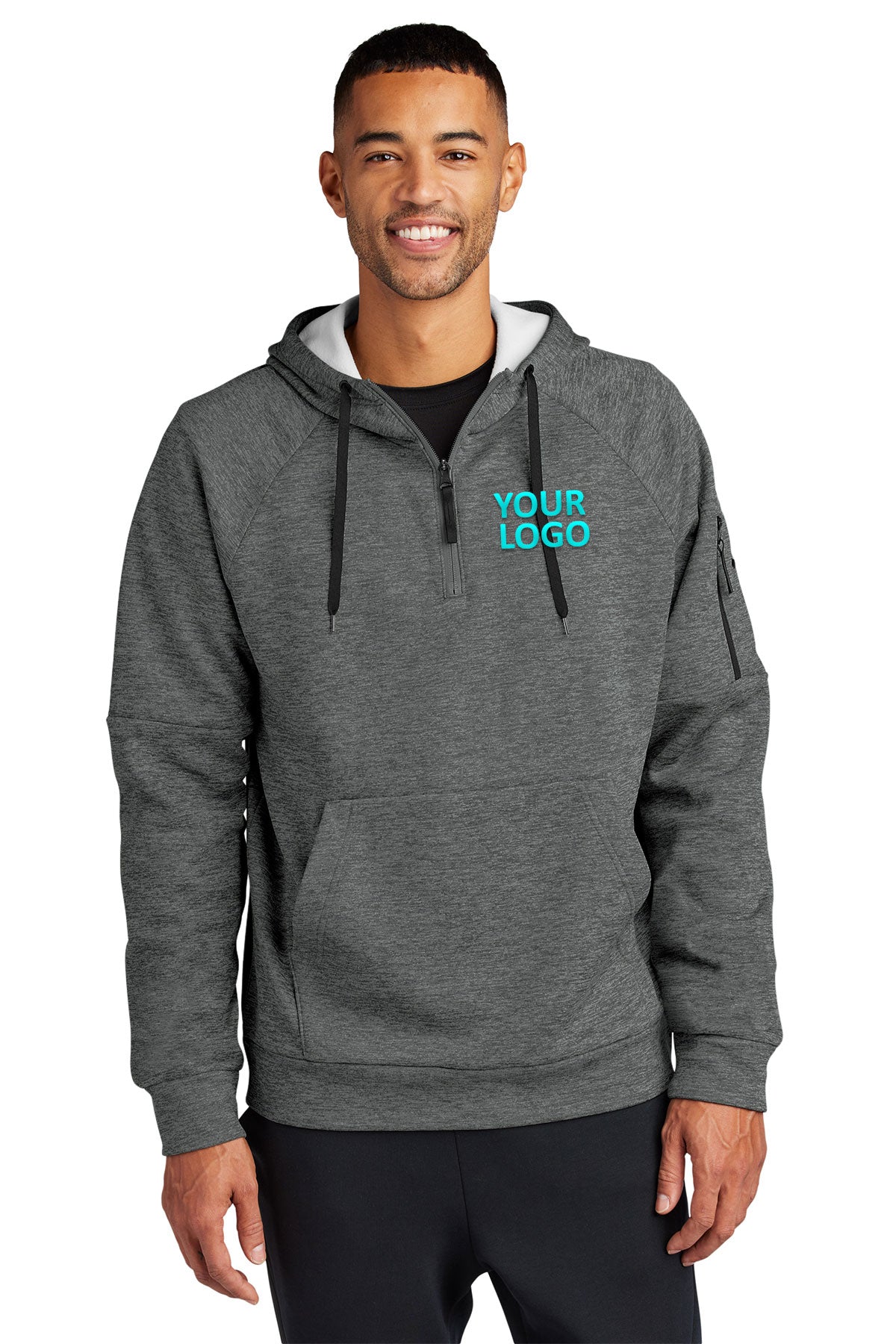 Nike Charcoal Heather NKFD9742 custom logo sweatshirts
