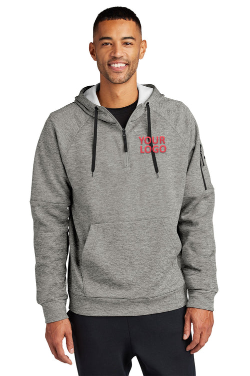 Nike Therma-FIT Pocket Pullover Branded Hoodies, Dark Grey Heather