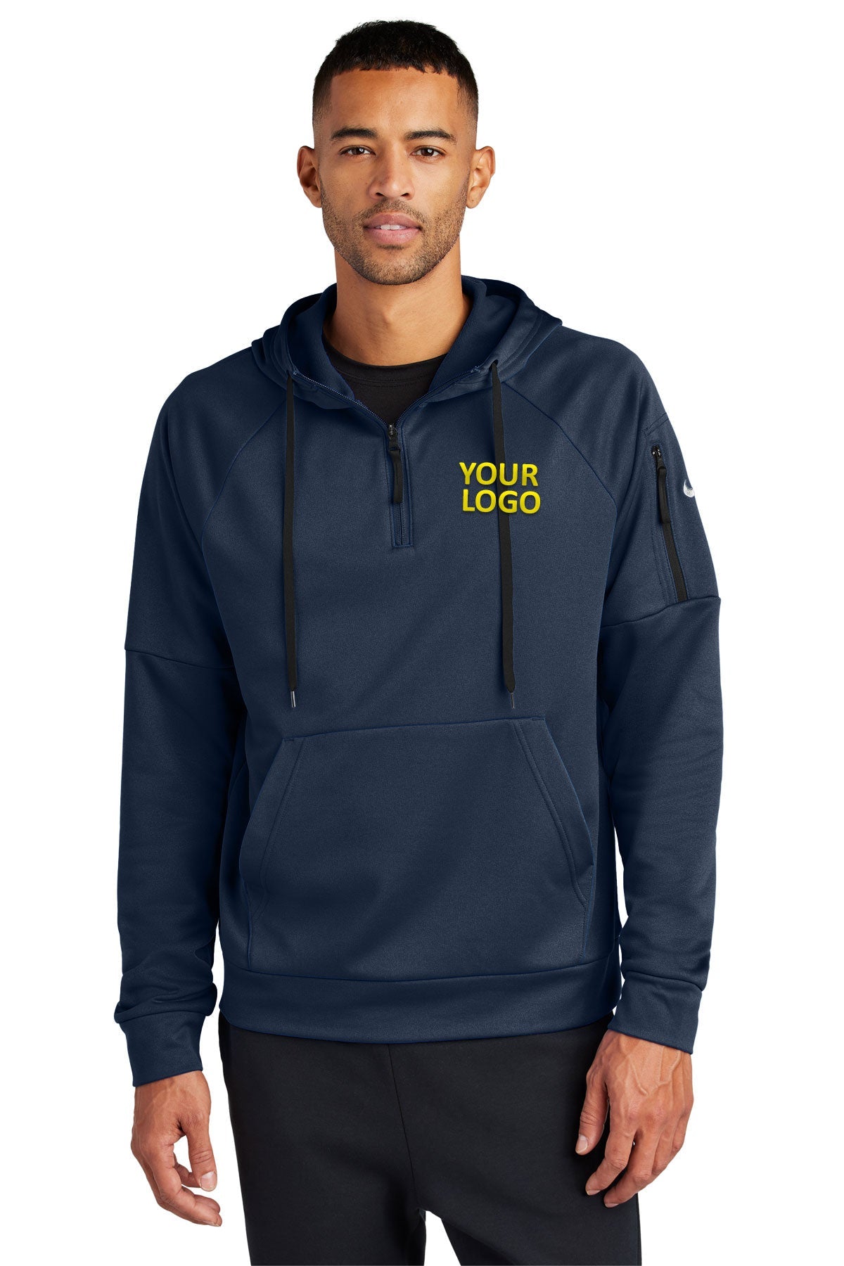 Nike Navy NKFD9742 custom embroidered sweatshirts