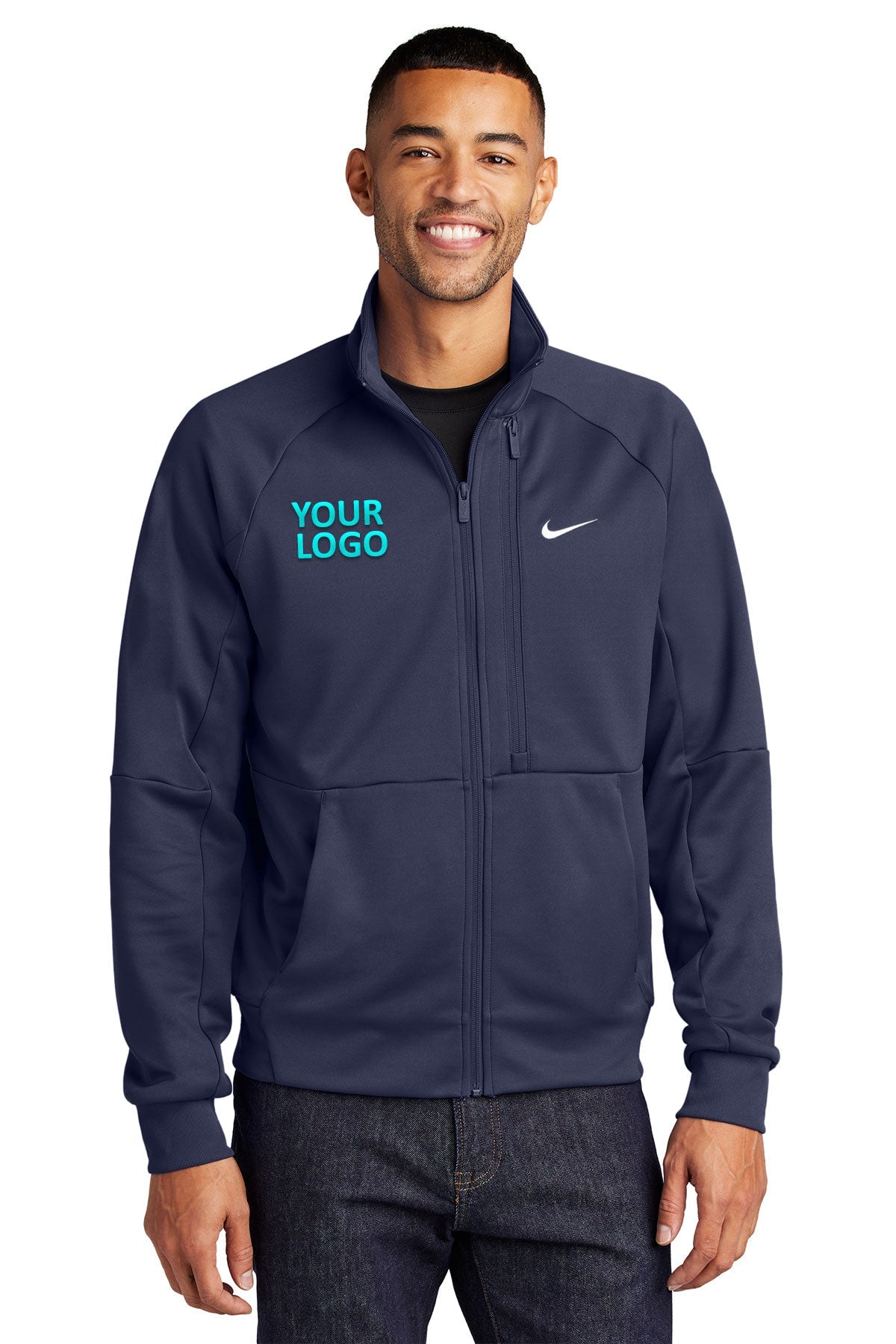 Nike Midnight Navy NKFD9891 company logo jackets