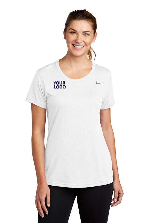 Nike Team rLegend Custom Long Sleeve Tee's, White