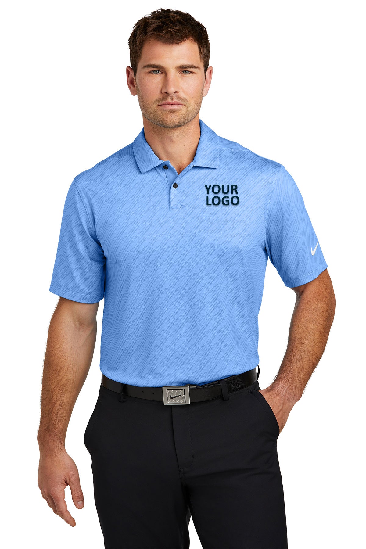 Nike Valor Blue NKDX6688 custom logo polo shirts