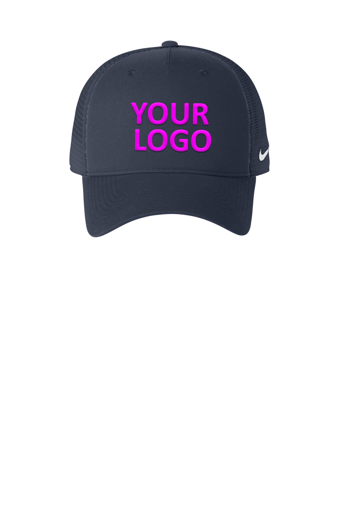 Nike Snapback Mesh Trucker Custom Caps, Navy