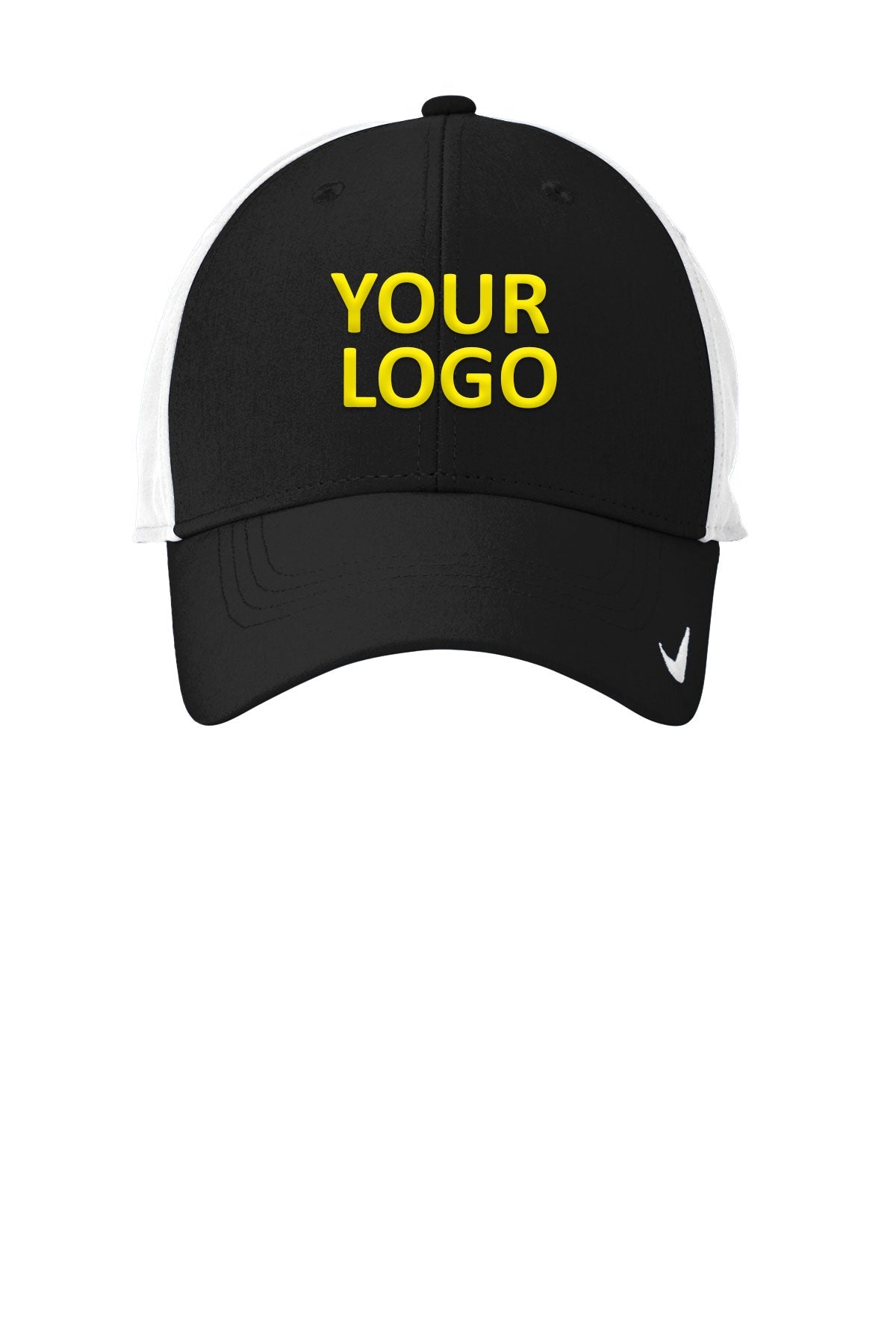 Nike Dri-FIT Legacy Custom Caps, Black/ White