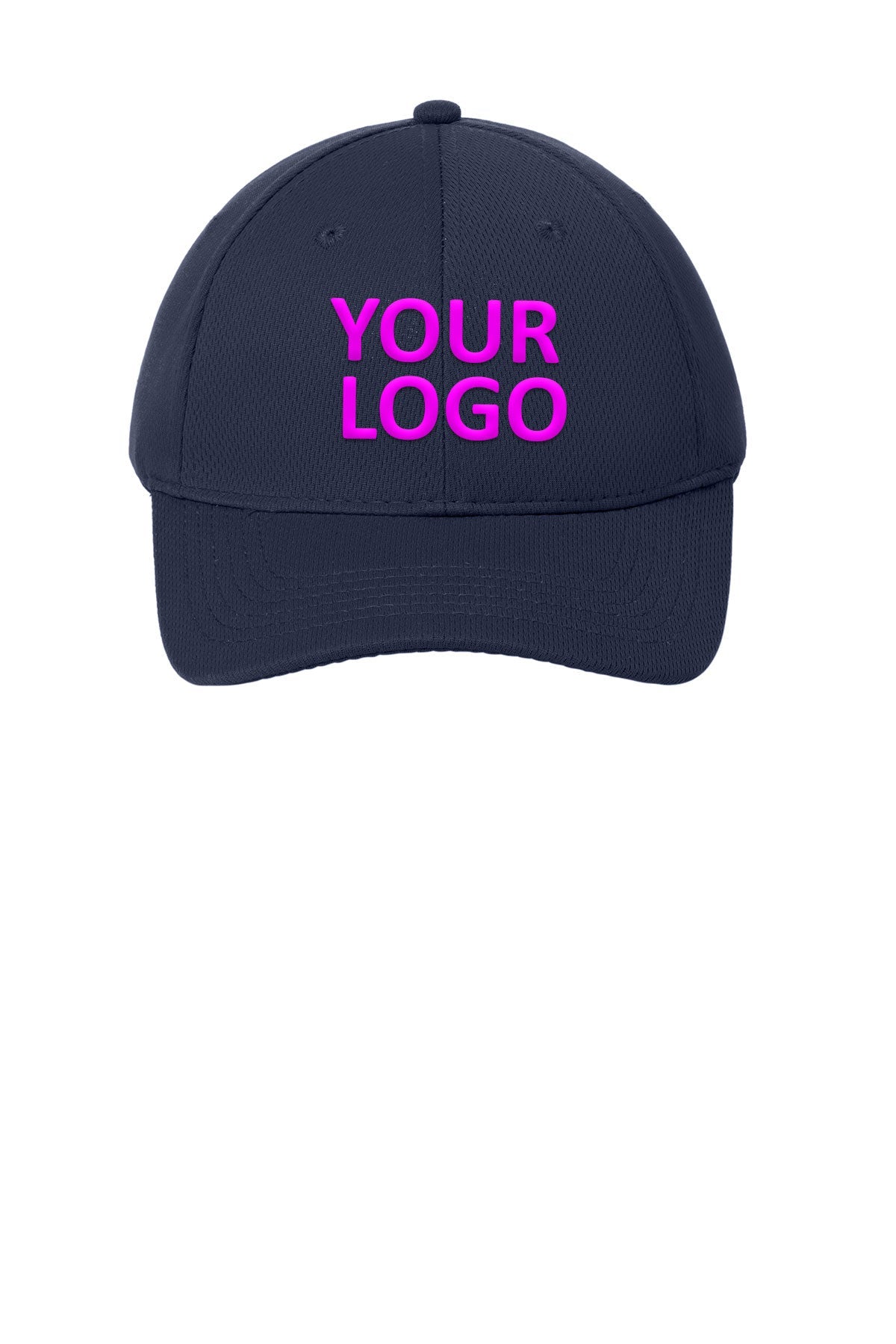 sport tek posicharge racermesh cap true navy