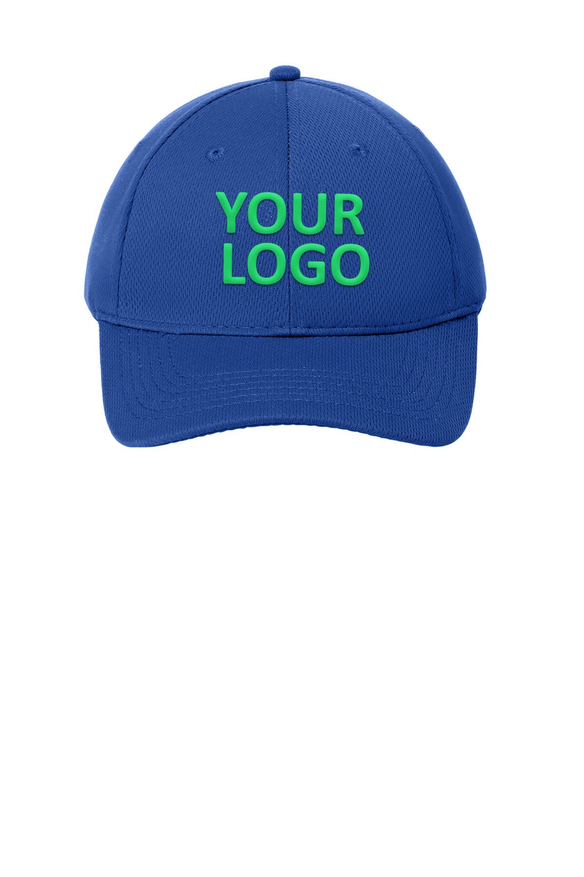 sport tek posicharge racermesh cap true royal