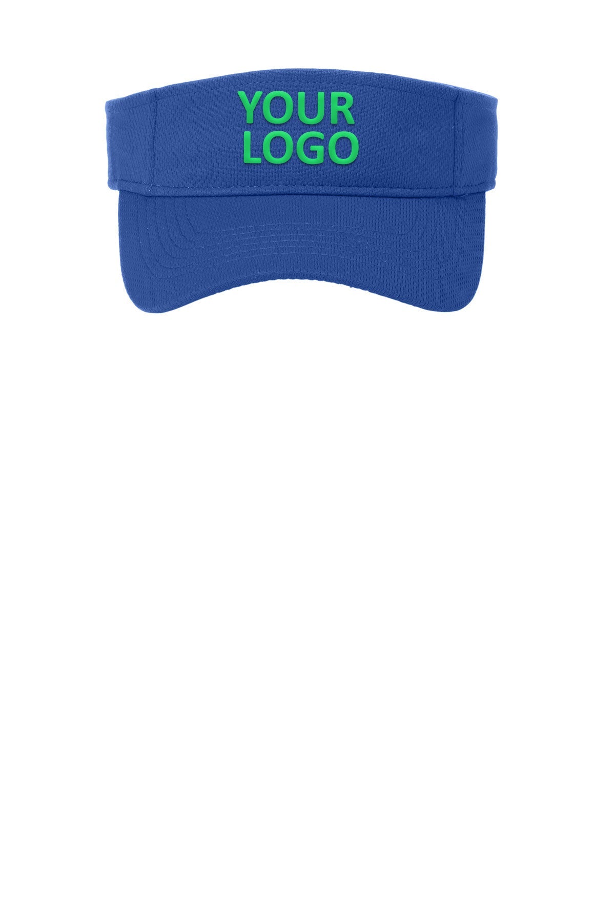 Sport-Tek PosiCharge Customized RacerMesh Visors, True Royal