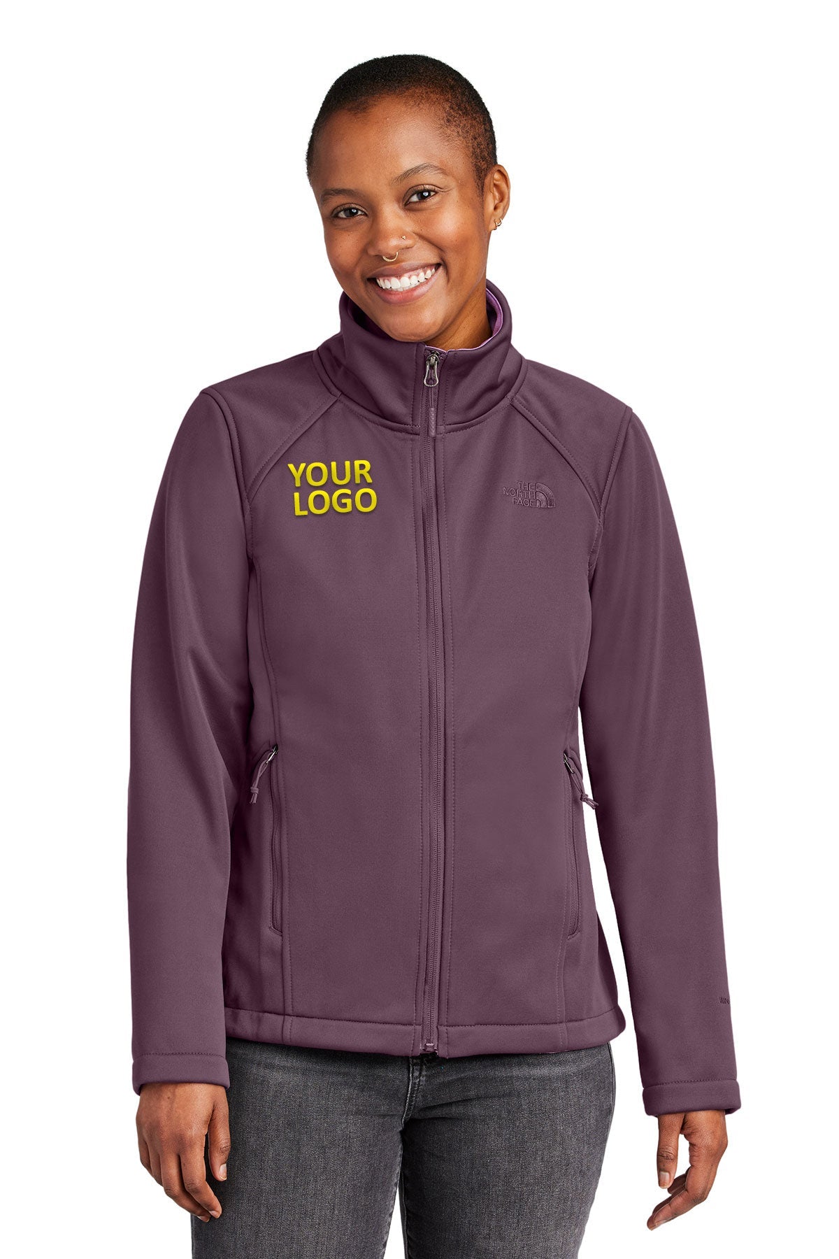 The North Face TNF Blackberry Wine NF0A88D4 company embroidered jackets