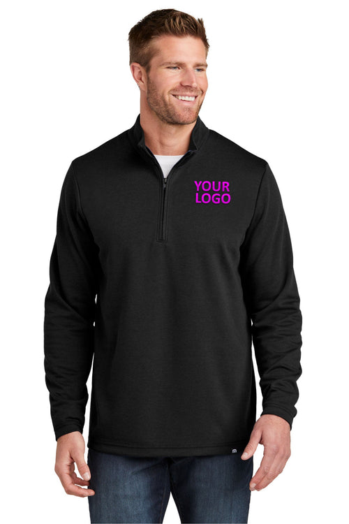 TravisMathew Ladies Coveside Custom Zip Sweatshirts, Blue Nights