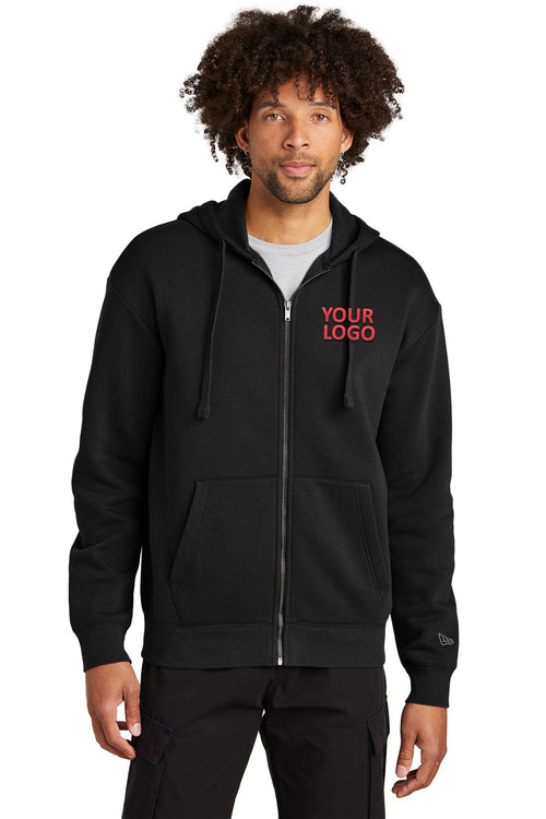 New Era Heritage Fleece Customized Hoodies, Graphite