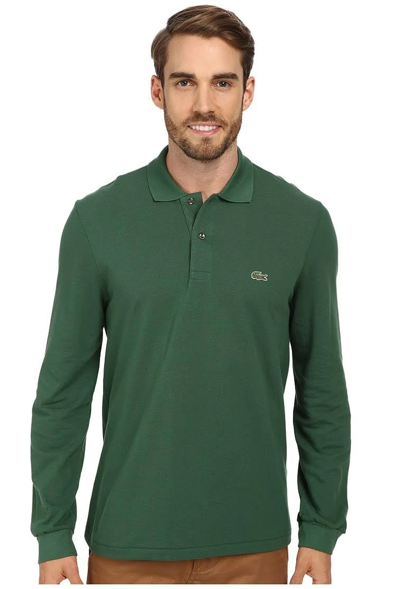 Lacoste Appalachan Green L1312 custom polo shirts with logo