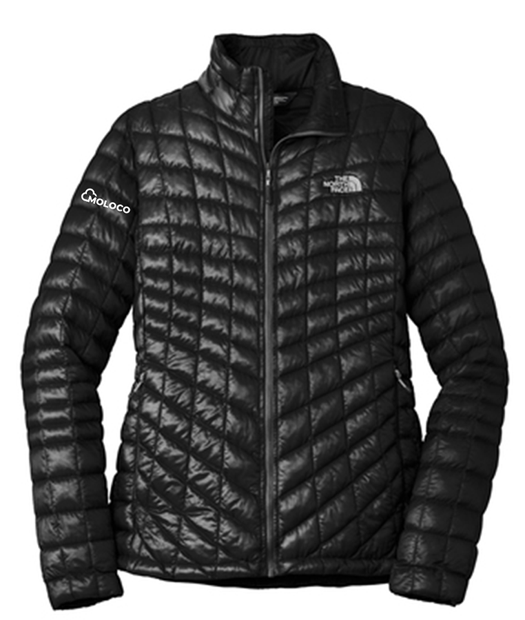 North Face Ladies ThermoBall Trekker Jacket, Black [Moloco]