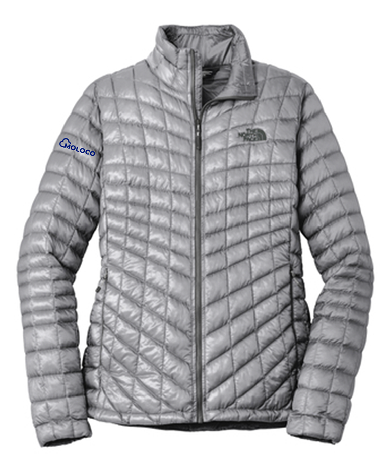 North Face Ladies ThermoBall Trekker Jacket, Mid Grey [Moloco]