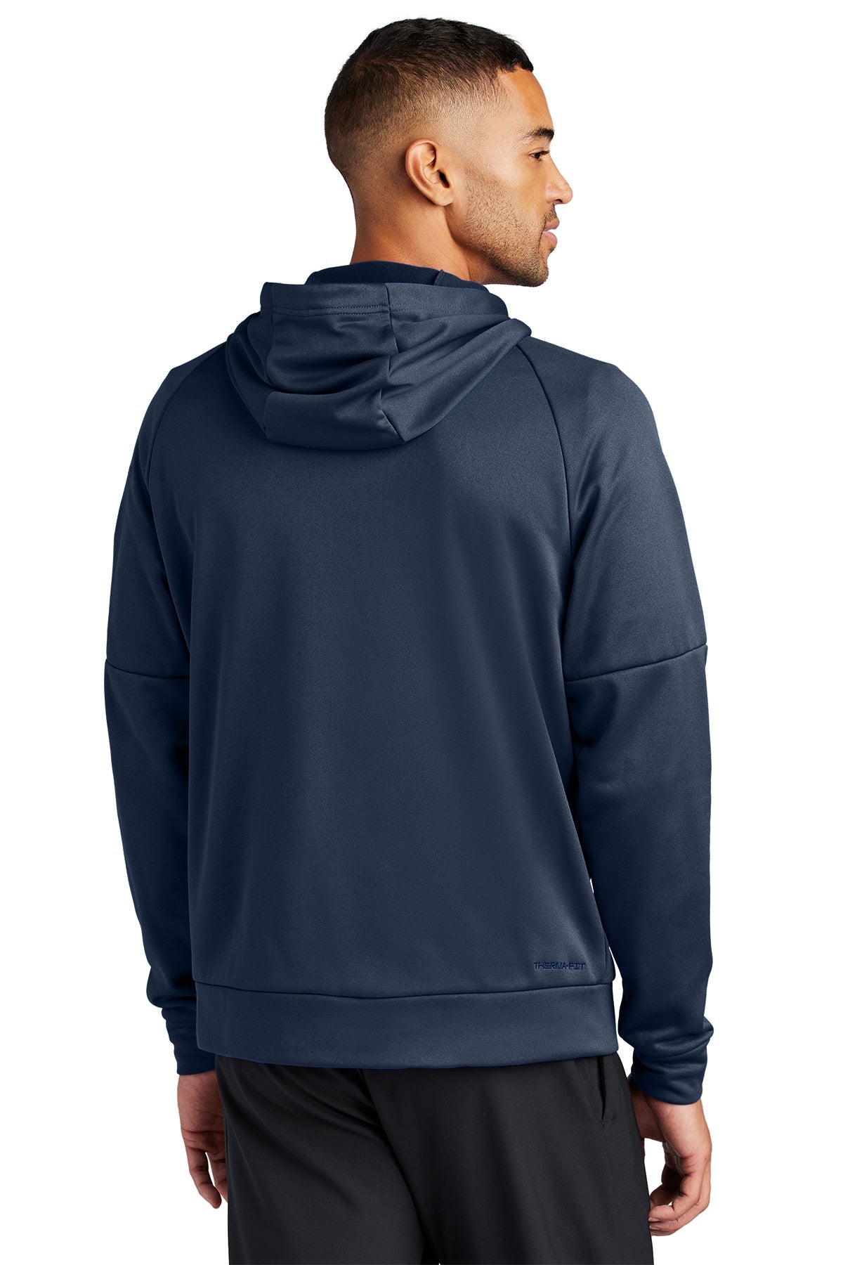 Nike Therma-FIT Pocket ZipUp Custom Hoodies, Navy
