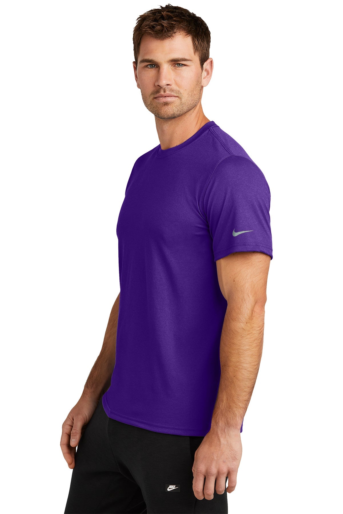 Nike Swoosh Sleeve rLegend Customized Tee's, Court Purple