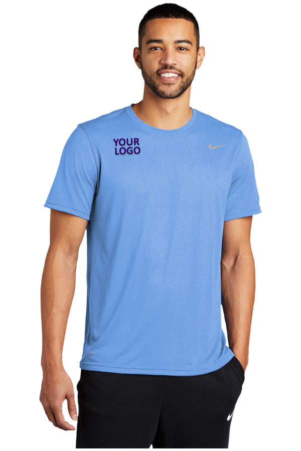 Custom Nike Team rLegend Tee DV7299 Valor Blue