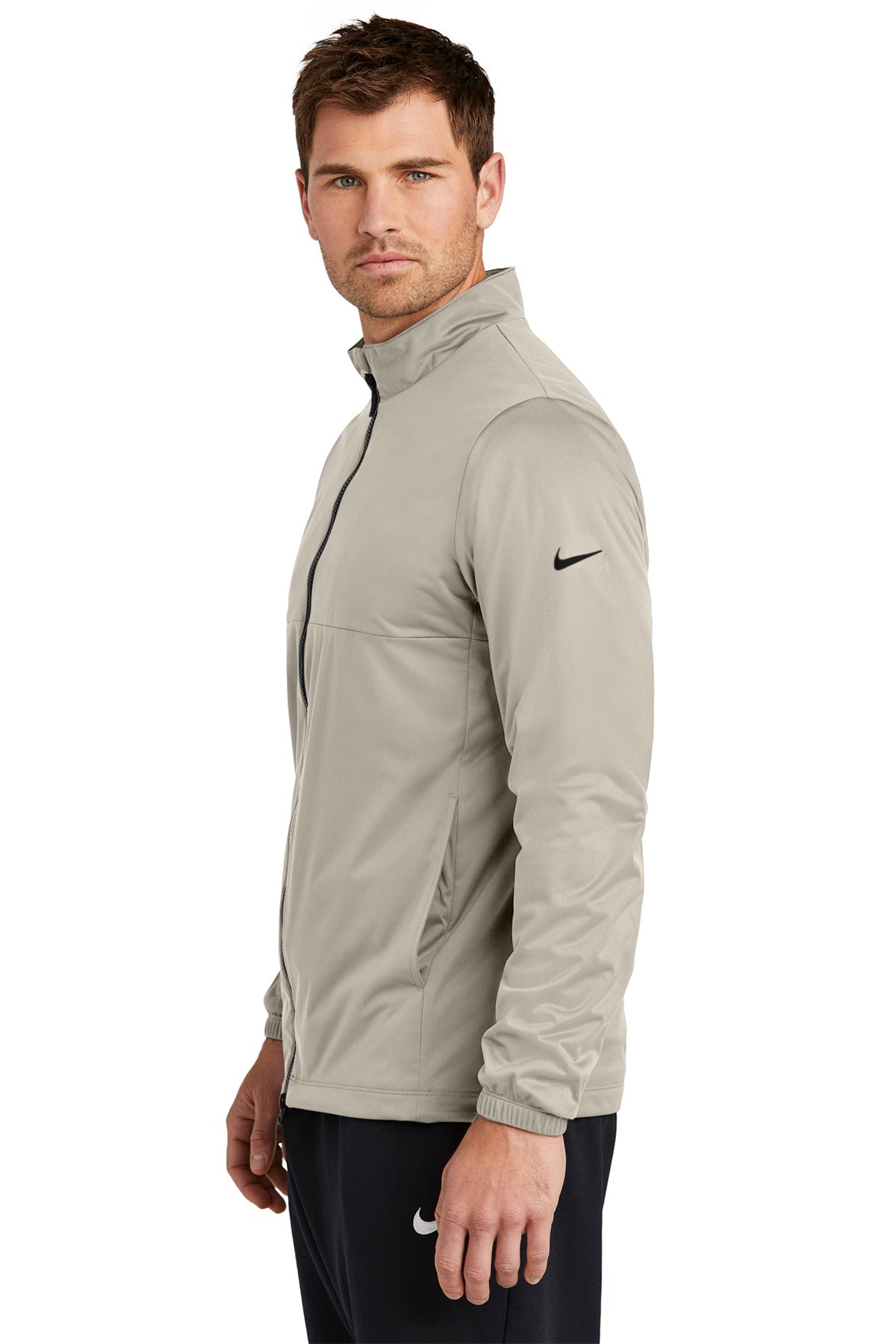 Nike Storm-FIT Full-Zip Custom Jackets, Stone